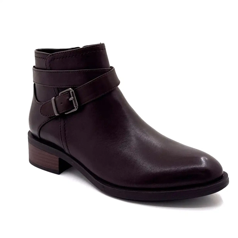 Regarde Le Ciel Tessy 02 Cuir Marron Ivoire Chaussures