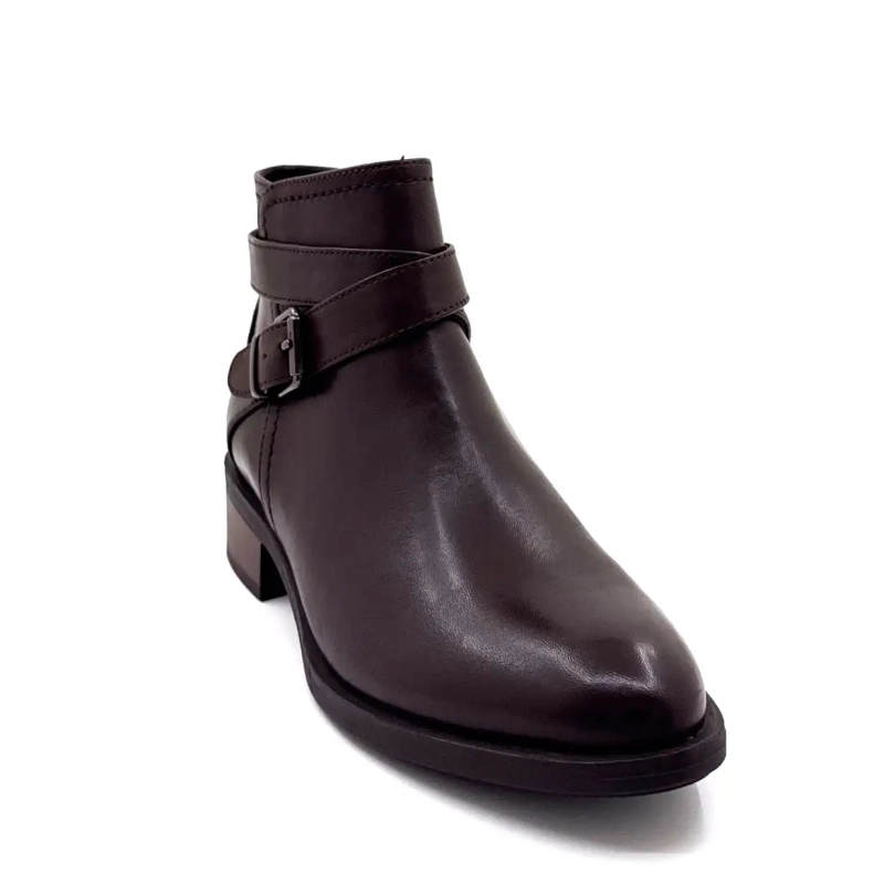Regarde Le Ciel Tessy 02 Cuir Marron Ivoire Chaussures