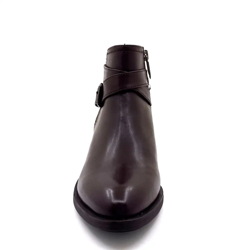 Regarde Le Ciel Tessy 02 Cuir Marron Ivoire Chaussures