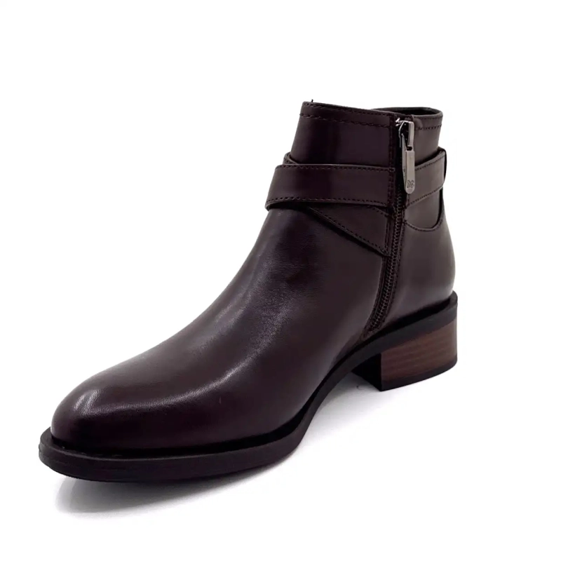 Regarde Le Ciel Tessy 02 Cuir Marron Ivoire Chaussures