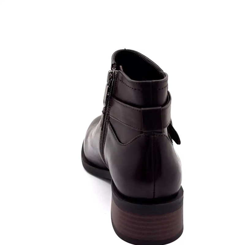 Regarde Le Ciel Tessy 02 Cuir Marron Ivoire Chaussures