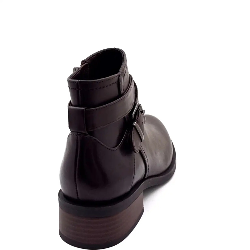 Regarde Le Ciel Tessy 02 Cuir Marron Ivoire Chaussures