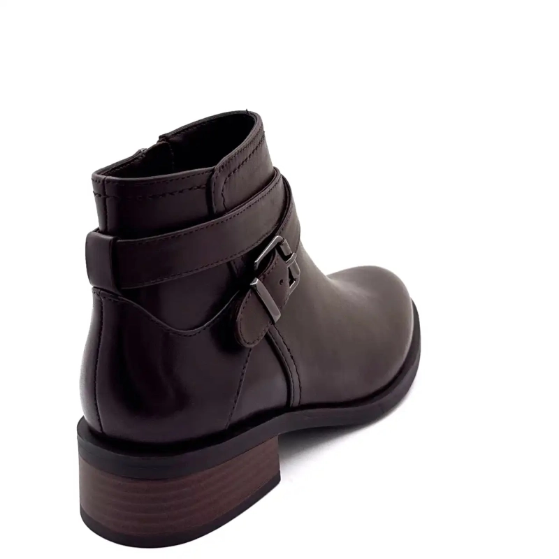 Regarde Le Ciel Tessy 02 Cuir Marron Ivoire Chaussures