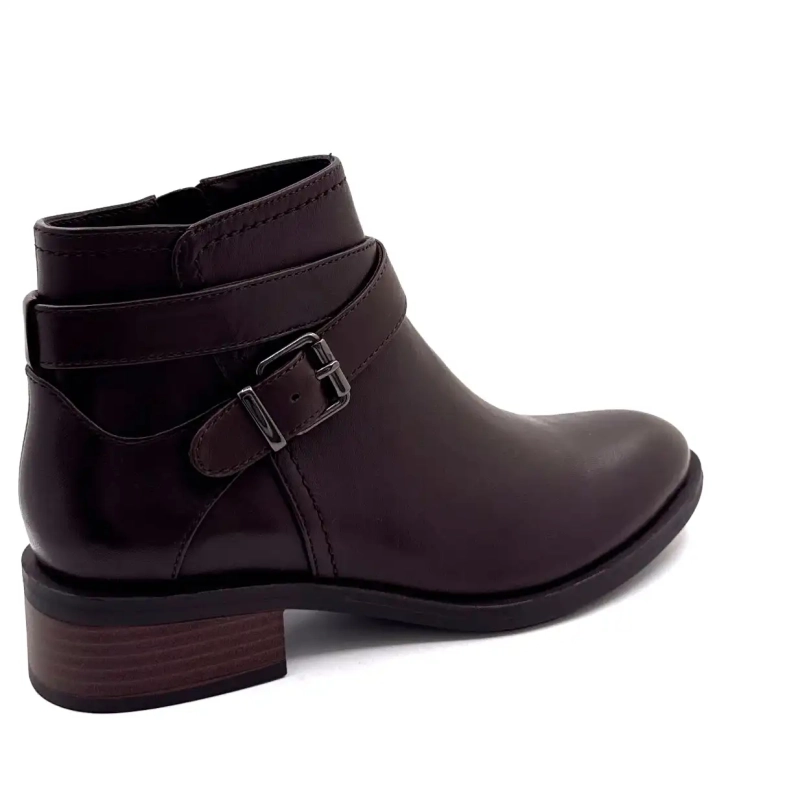 Regarde Le Ciel Tessy 02 Cuir Marron Ivoire Chaussures