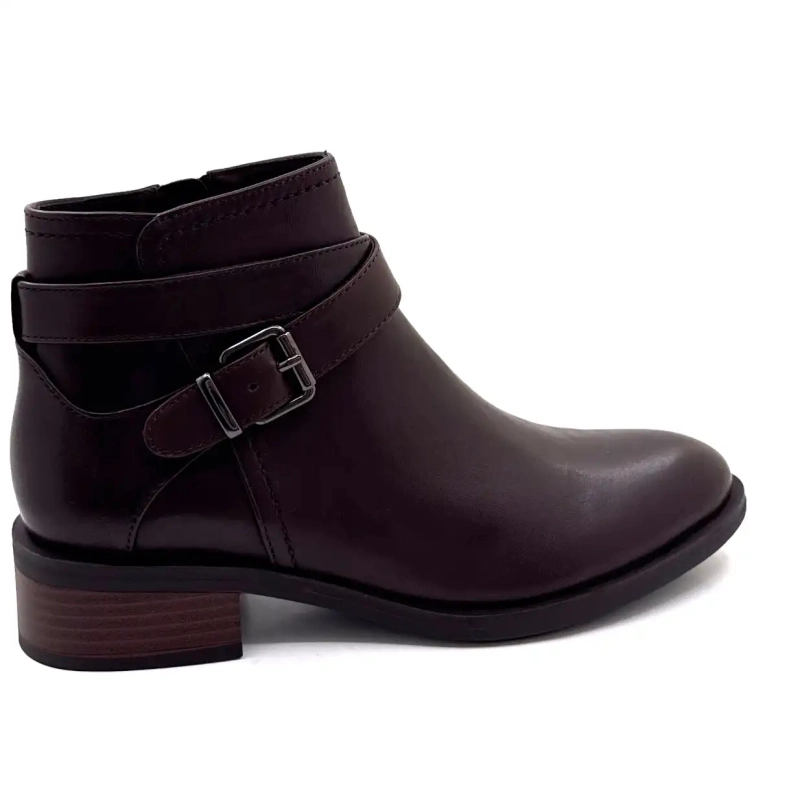 Regarde Le Ciel Tessy 02 Cuir Marron Ivoire Chaussures