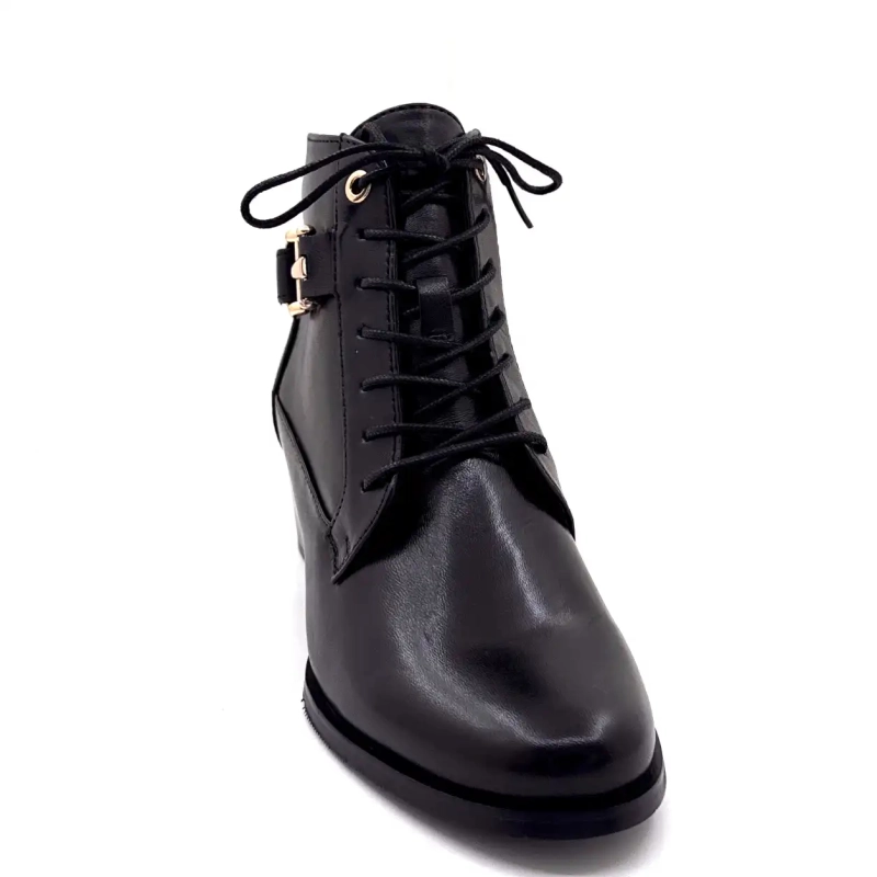Regarde Le Ciel Jolene 25 Cuir Noir Ivoire Chaussures