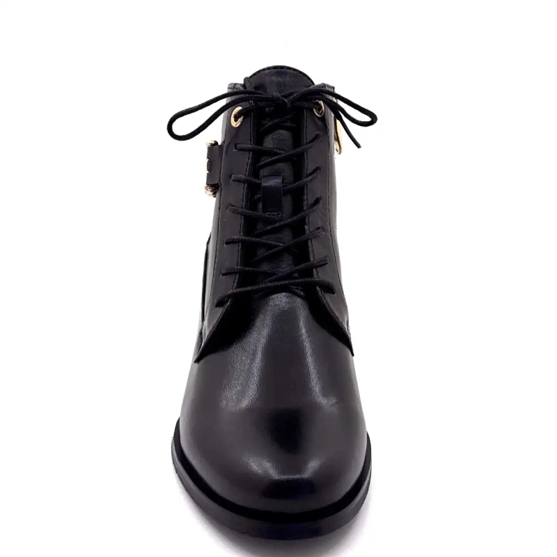 Regarde Le Ciel Jolene 25 Cuir Noir Ivoire Chaussures