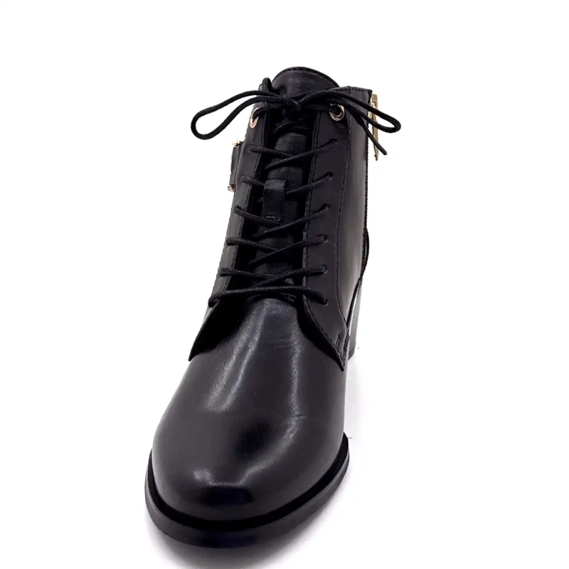 Regarde Le Ciel Jolene 25 Cuir Noir Ivoire Chaussures