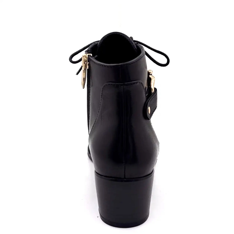 Regarde Le Ciel Jolene 25 Cuir Noir Ivoire Chaussures