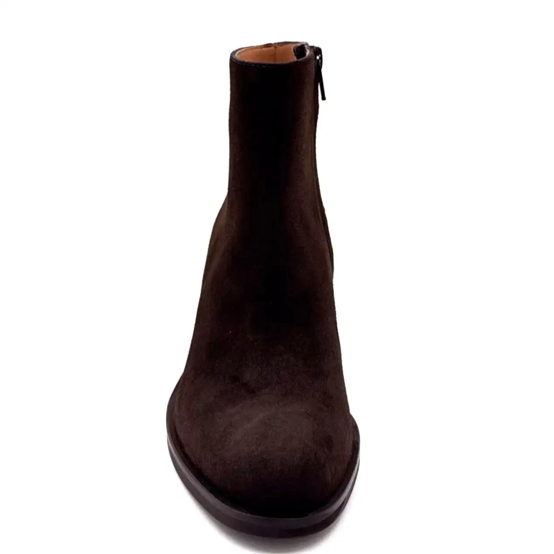 Ivoire P2254 Schokoladenbraunes Wildleder Ivoire Chaussures