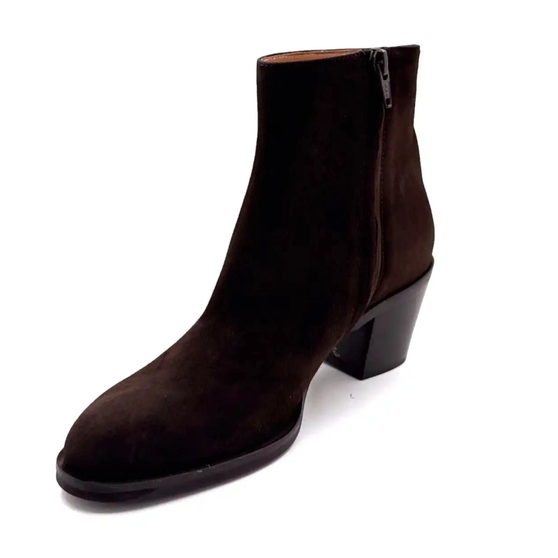 Ivoire P2254 Maro Ciocolatiu Piele Întoarsă Ivoire Chaussures