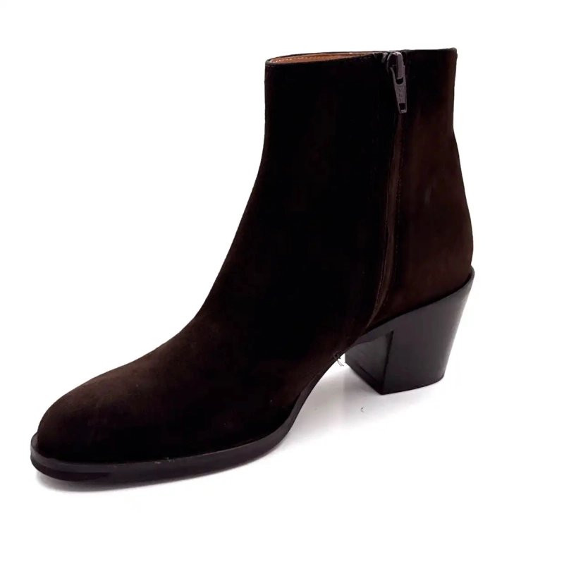 Ivoire P2254 Chocoladebruin Suède Ivoire Chaussures