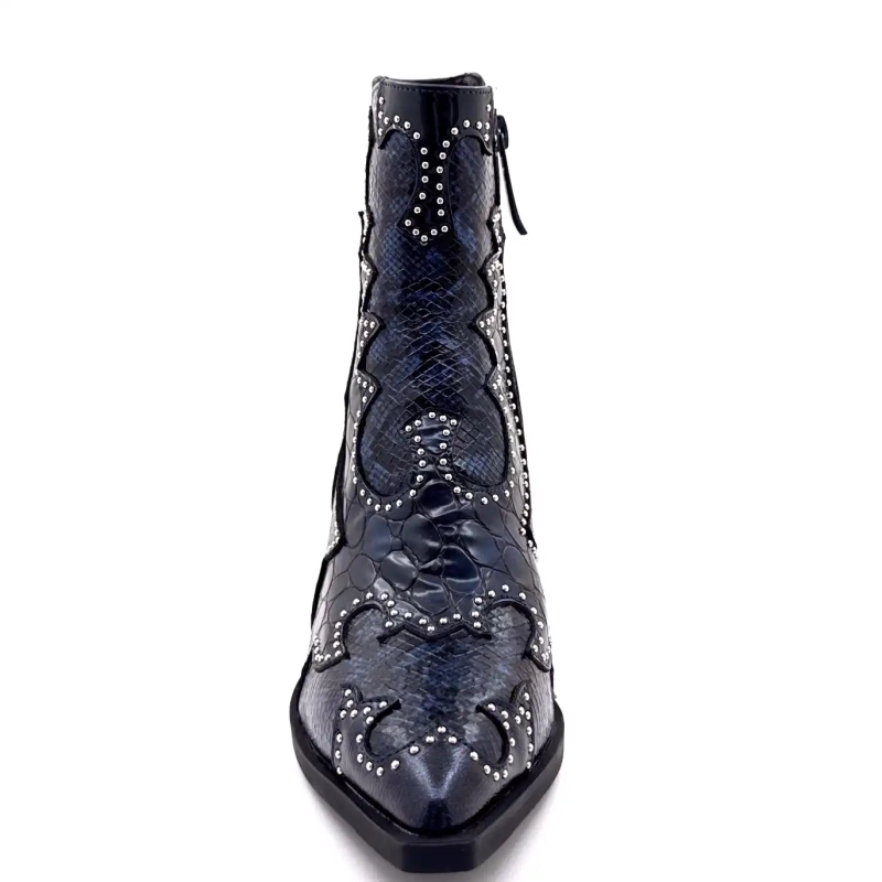 Noa Harmon 9098 Niebieski Ivoire Chaussures