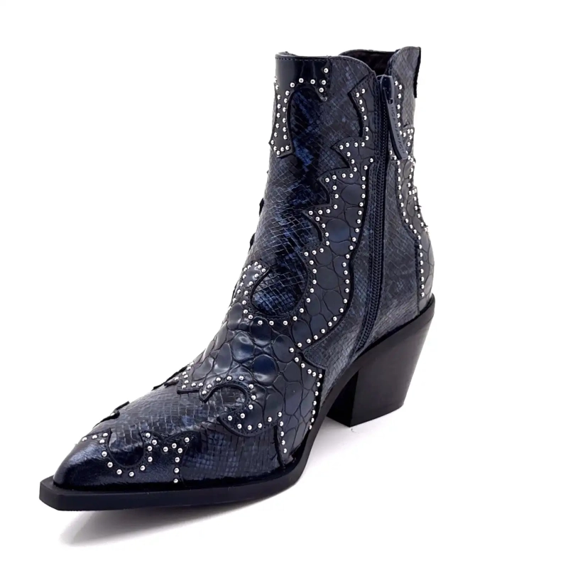 Noa Harmon 9098 Niebieski Ivoire Chaussures