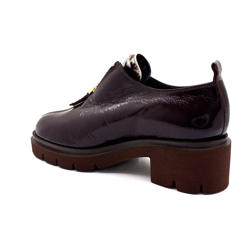 Ivoire 412 Csokoládébarna lakkbőr Ivoire Chaussures