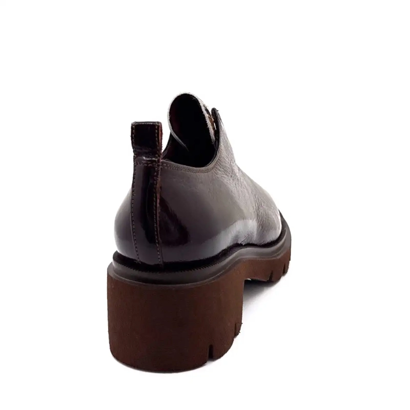 Ivoire 412 Chocolate Brown Patent Leather Ivoire Chaussures