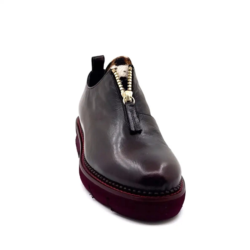 Ivoire 302 Asport Dark Bordeaux Leather Ivoire Chaussures