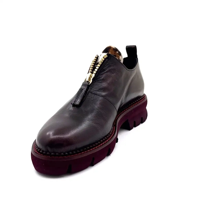 Ivoire 302 Asport Dark Bordeaux bőr Ivoire Chaussures