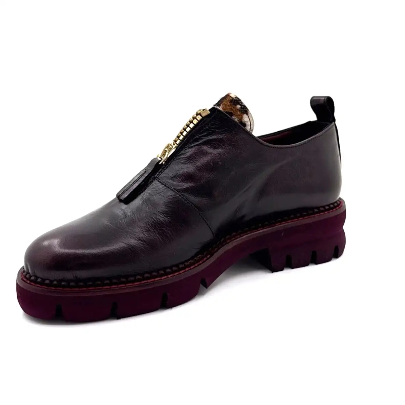 Ivoire 302 Asport Dark Bordeaux Piele Ivoire Chaussures