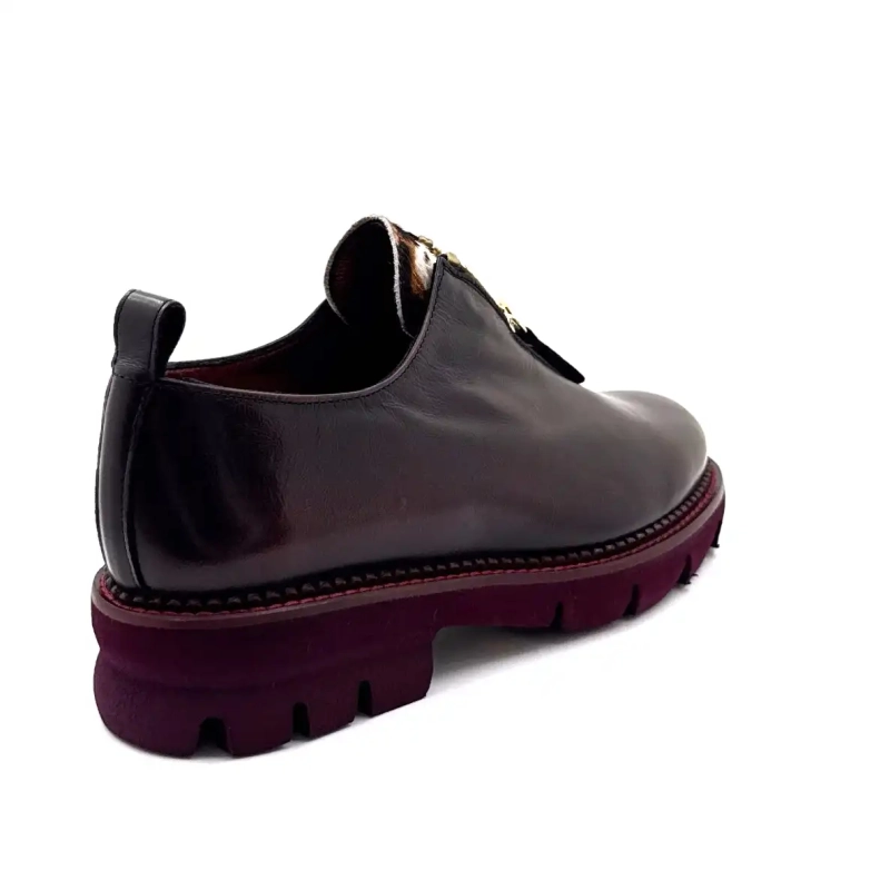 Ivoire 302 Asport donker bordeaux leer Ivoire Chaussures