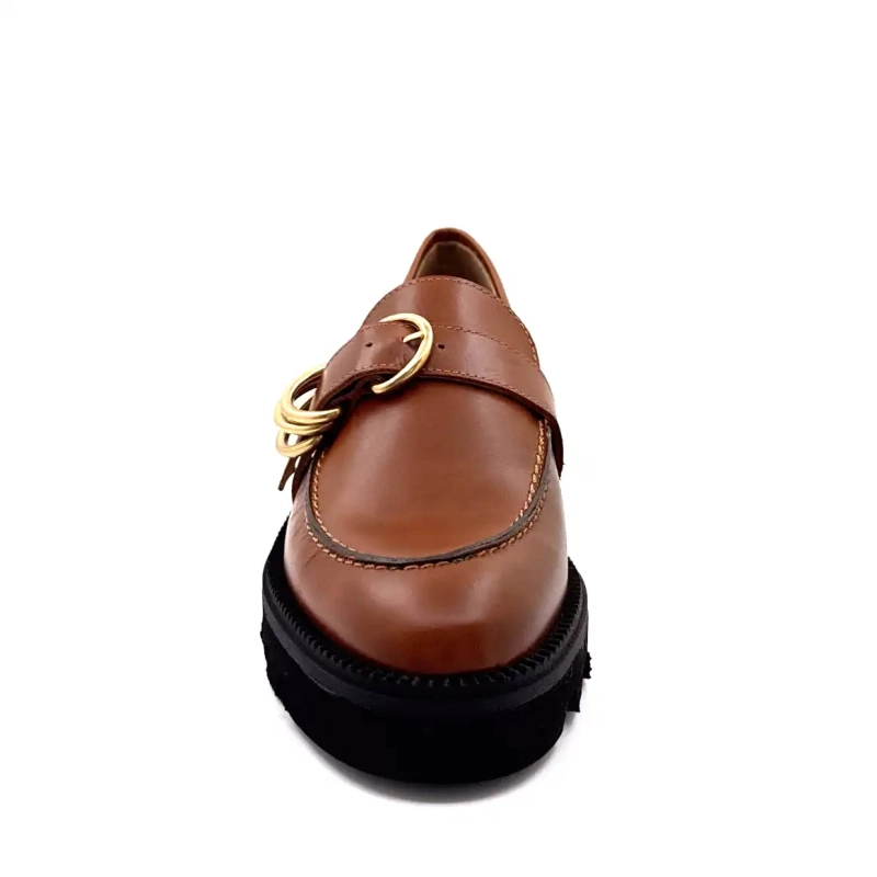 Jhay 9073 Bruin Leer Ivoire Chaussures