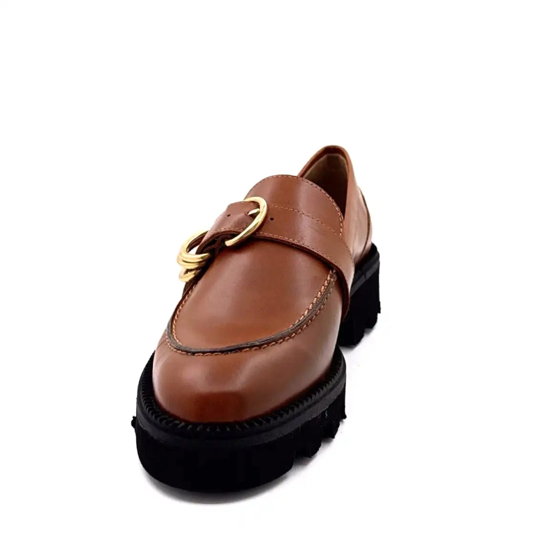 Jhay 9073 Pelle marrone Ivoire Chaussures