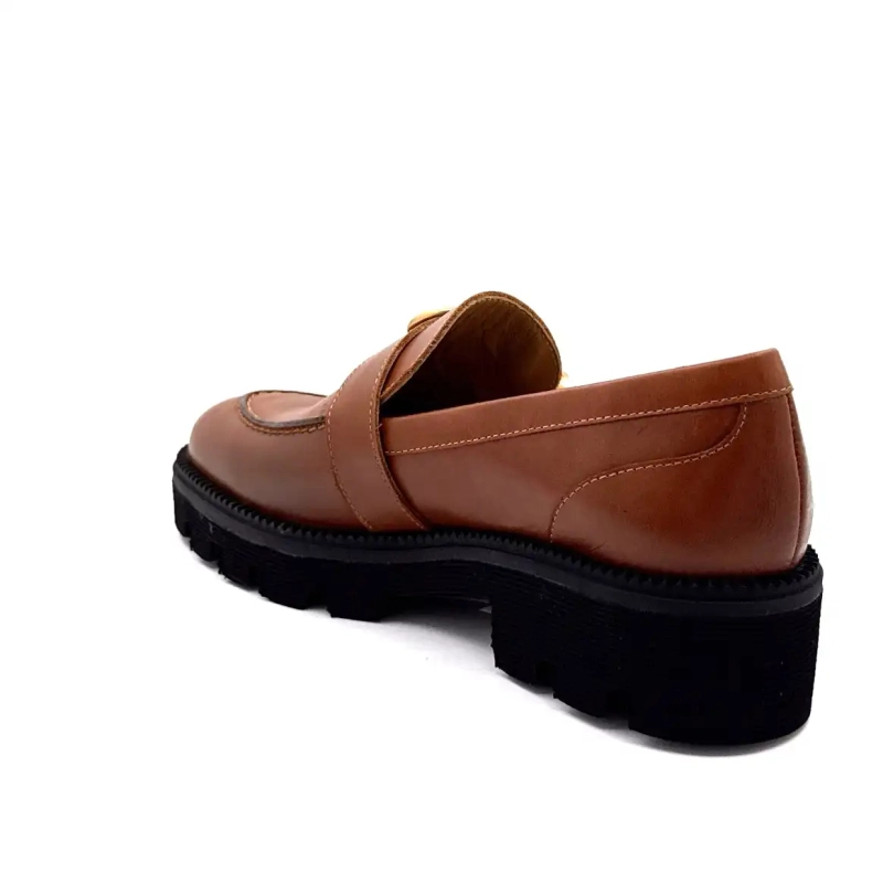 Jhay 9073 Brunt Læder Ivoire Chaussures