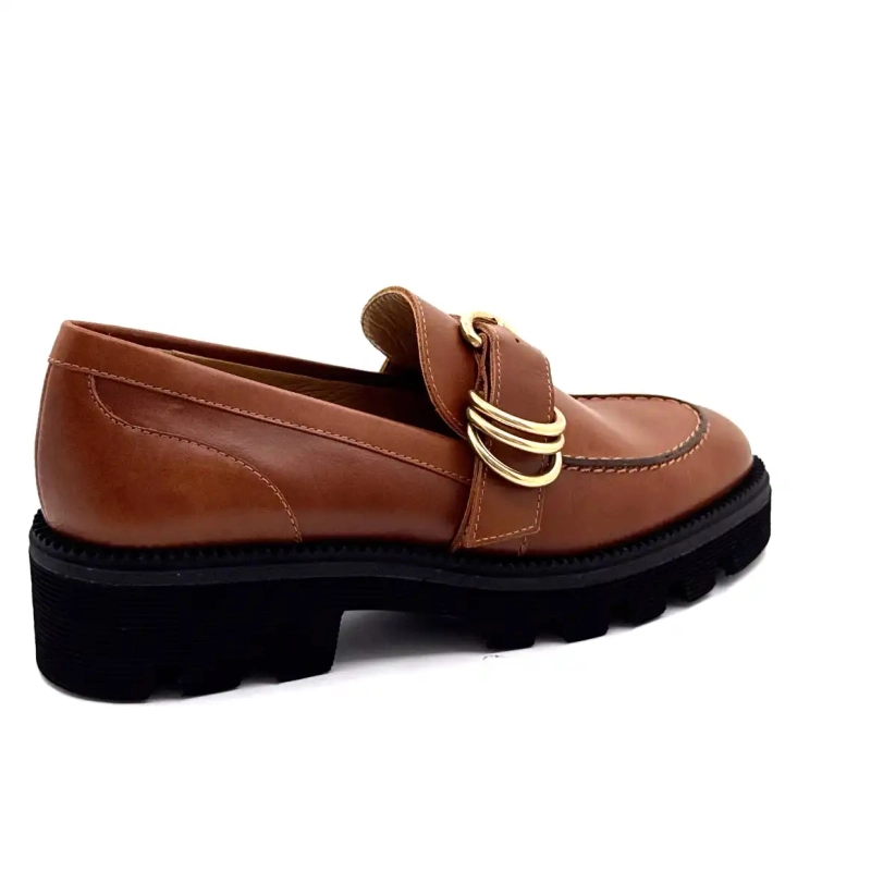 Jhay 9073 Brunt Læder Ivoire Chaussures