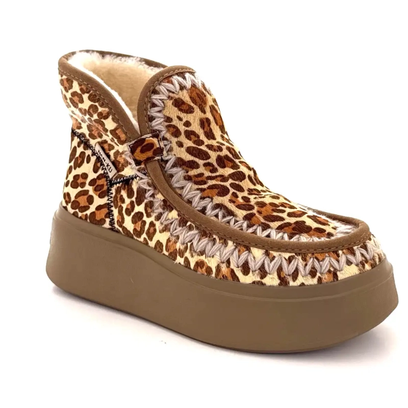 Nan Ku Dfh03 Daim Léo Ivoire Chaussures