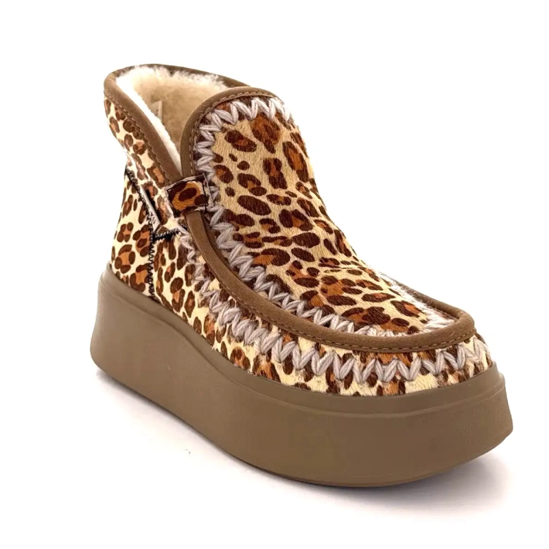 Nan Ku Dfh03 Daim Léo Ivoire Chaussures