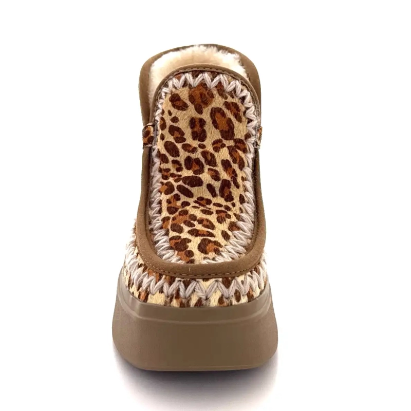 Nan Ku Dfh03 Daim Leo Ivoire Chaussures