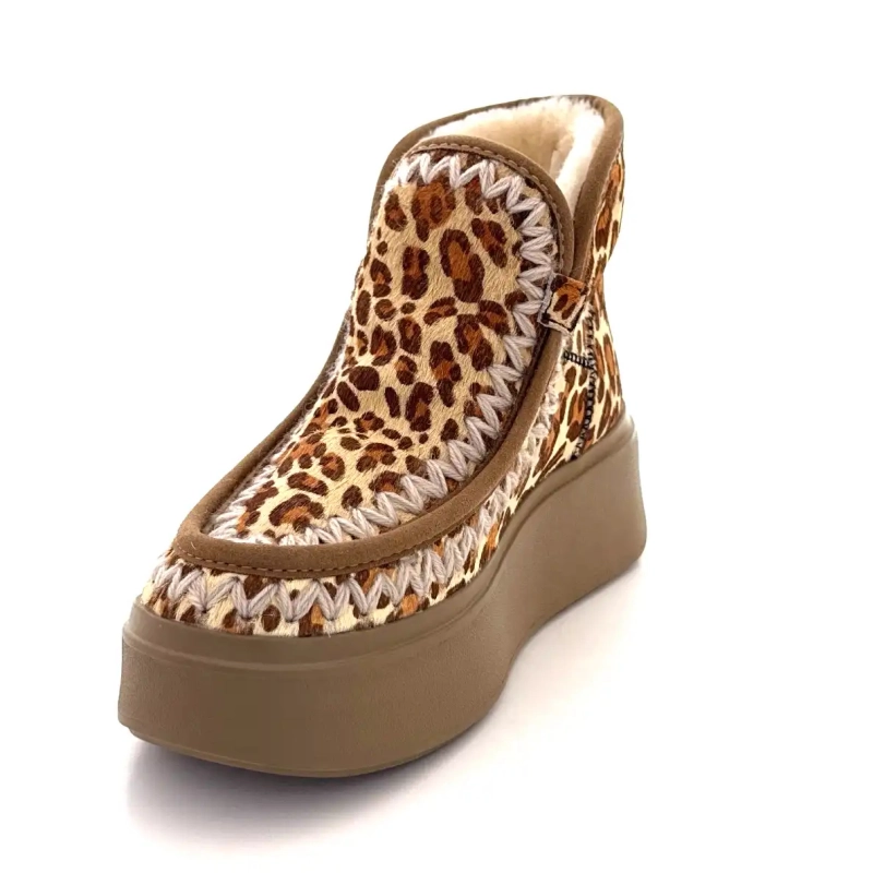 Nan Ku Dfh03 Daim Leo Ivoire Chaussures