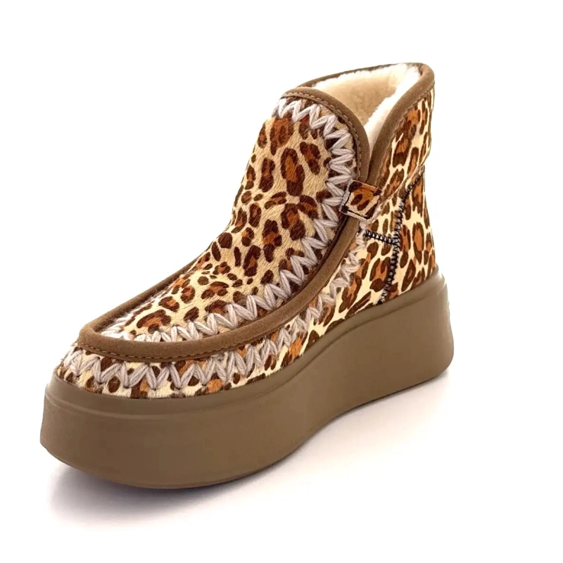 Nan Ku Dfh03 Daim Léo Ivoire Chaussures