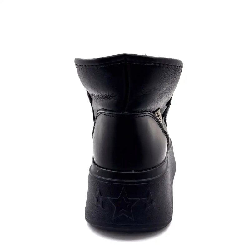 Nan Ku Dfh09 Μαύρα Δερμάτινα Κοσμήματα Ivoire Chaussures