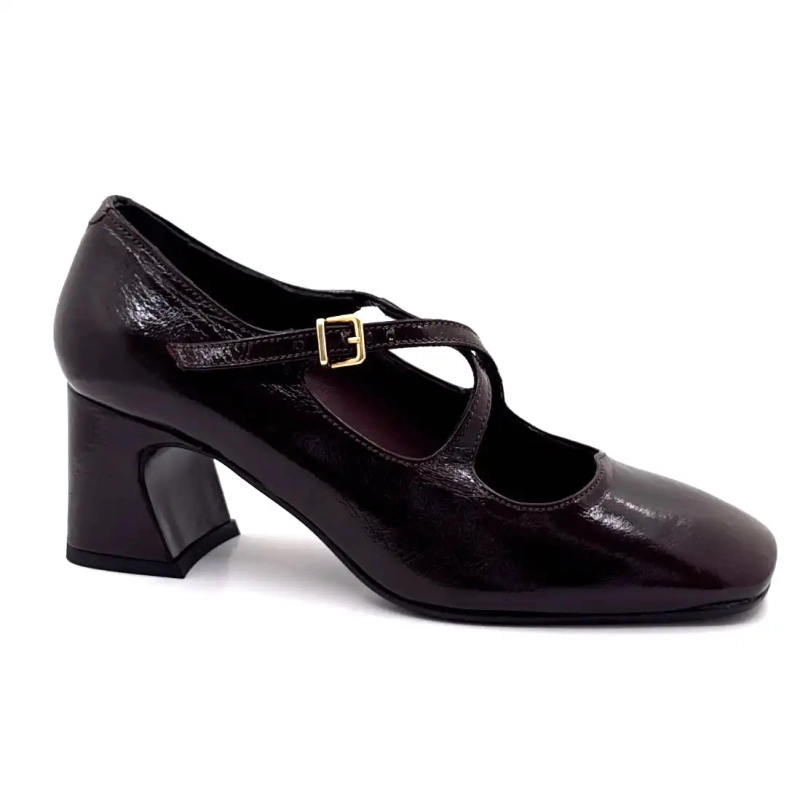 Ivoire E606 Aubergine Lakleer Ivoire Chaussures