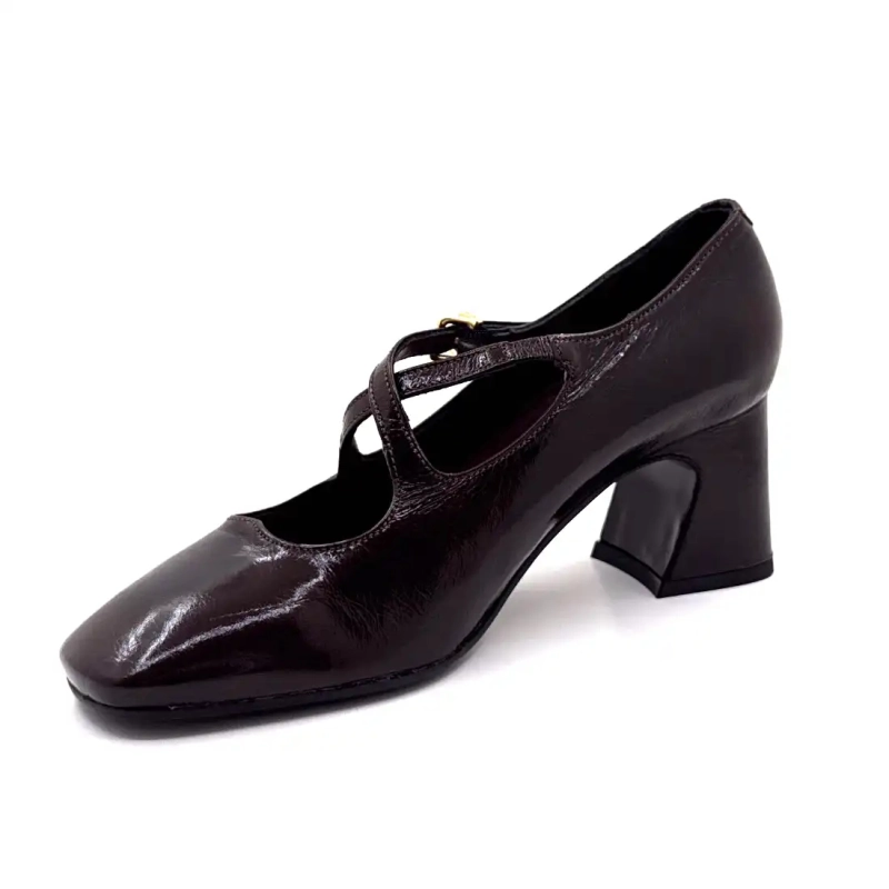 Ivoire μελιτζάνας E606 σε χρώμα ελεφαντόδοντου Ivoire Chaussures