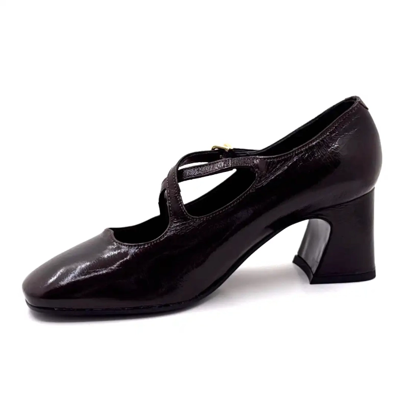 Ivoire E606 Aubergine Lakleer Ivoire Chaussures