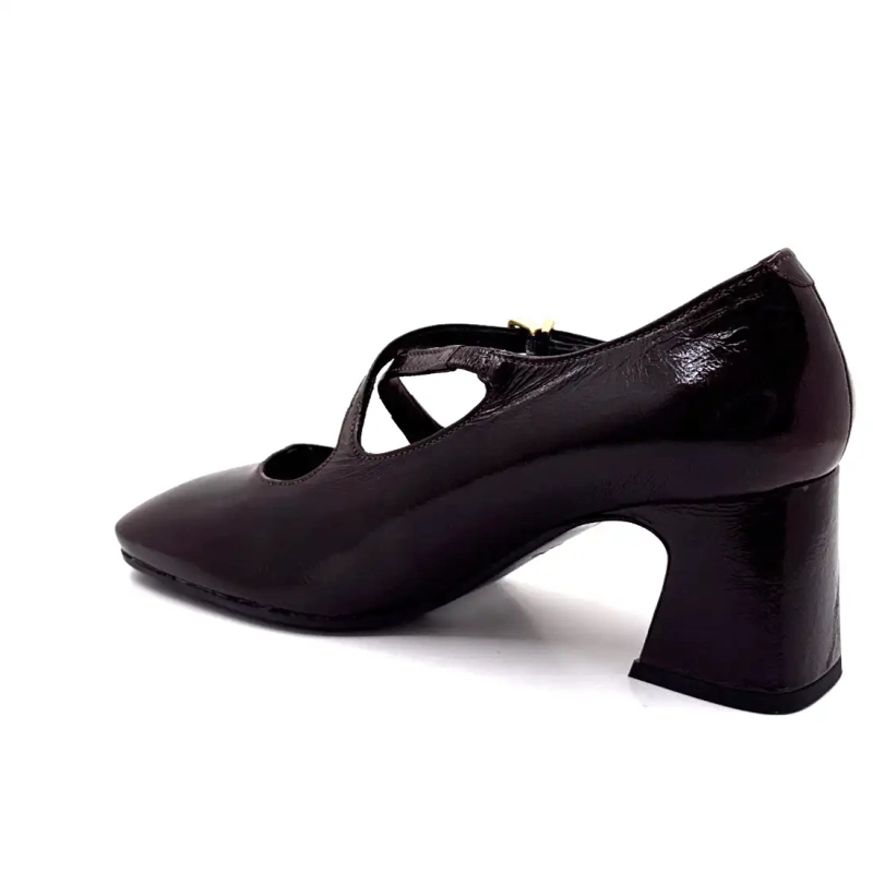 Ivoire E606 Padlizsánszínű lakkbőr Ivoire Chaussures