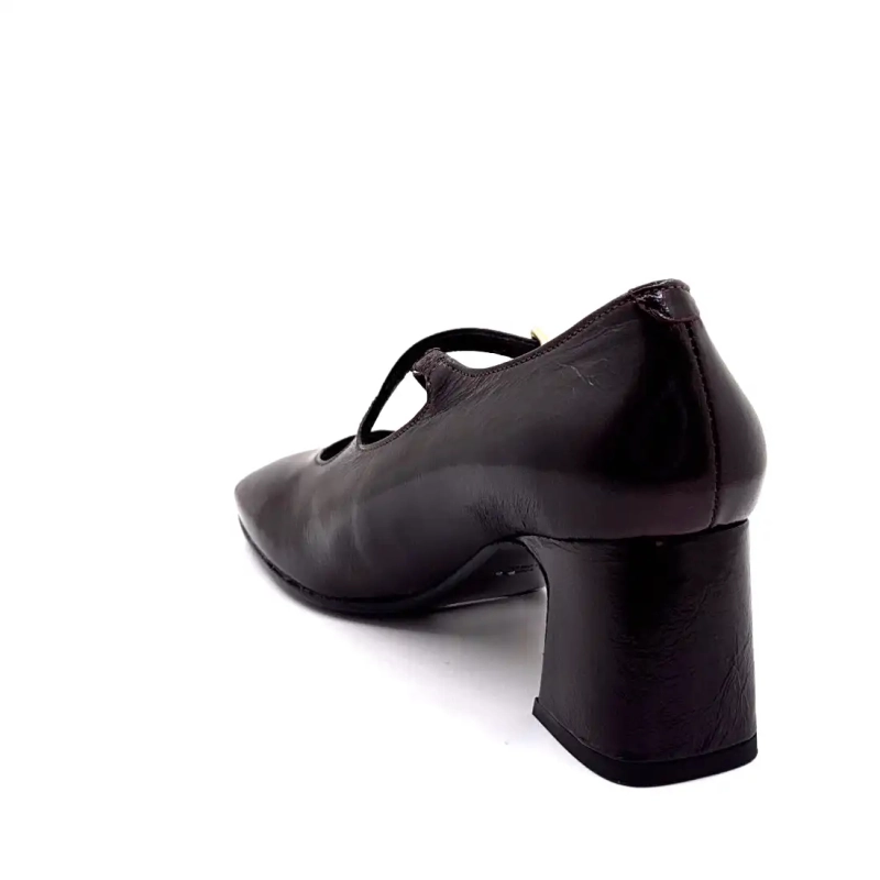 Ivoire E606 Aubergine Lackleder Ivoire Chaussures