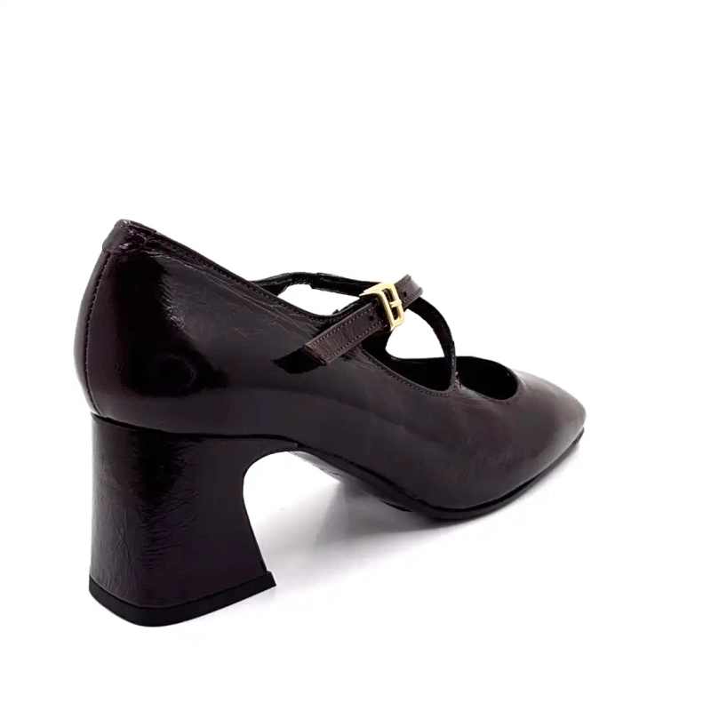 Piele lăcuită vinete Ivoire E606 Ivoire Chaussures