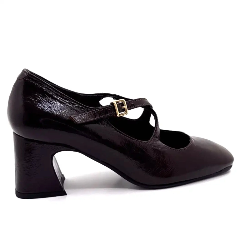 Ivoire E606 Aubergine laklæder Ivoire Chaussures