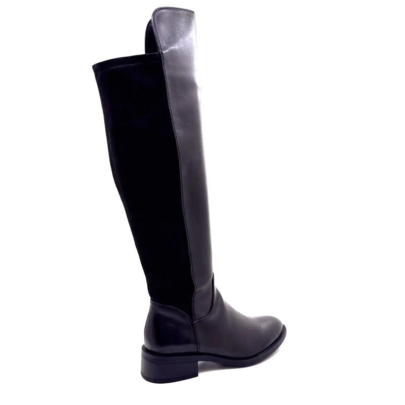 Regarde Le Ciel Tessy 04 Czarna skóra Ivoire Chaussures