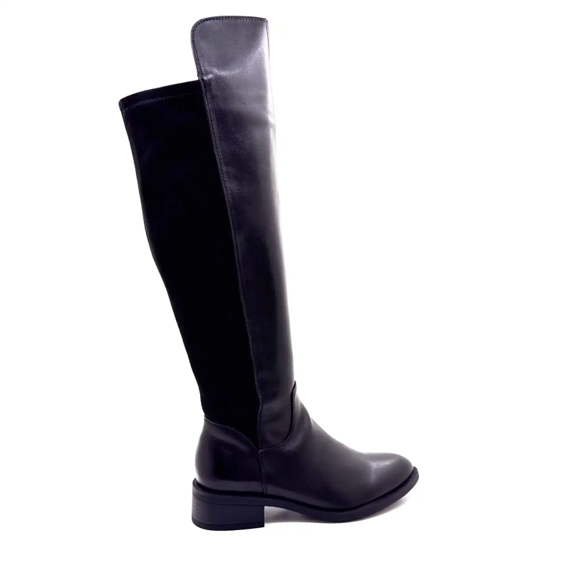 Regarde Le Ciel Tessy 04 Sort Læder Ivoire Chaussures