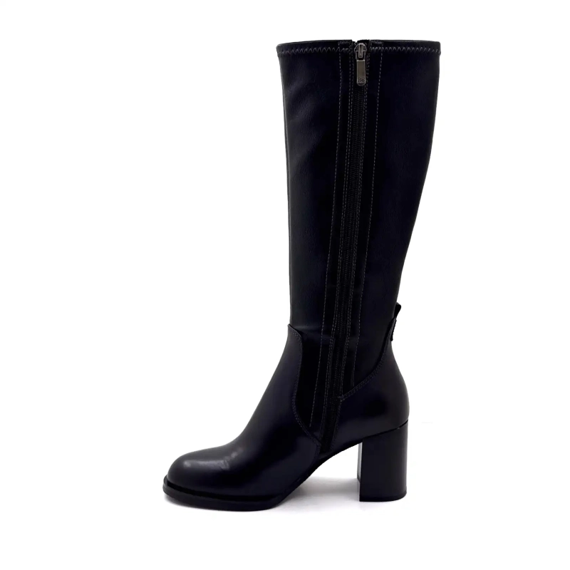 Regarde Le Ciel Matilde 04 Couro Preto Ivoire Chaussures