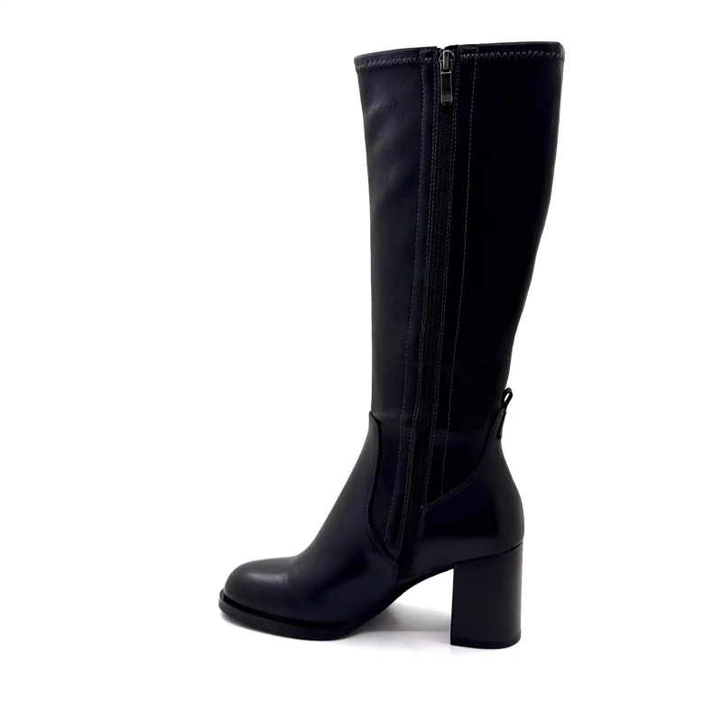 Regarde Le Ciel Matilde 04 Pelle Nera Ivoire Chaussures