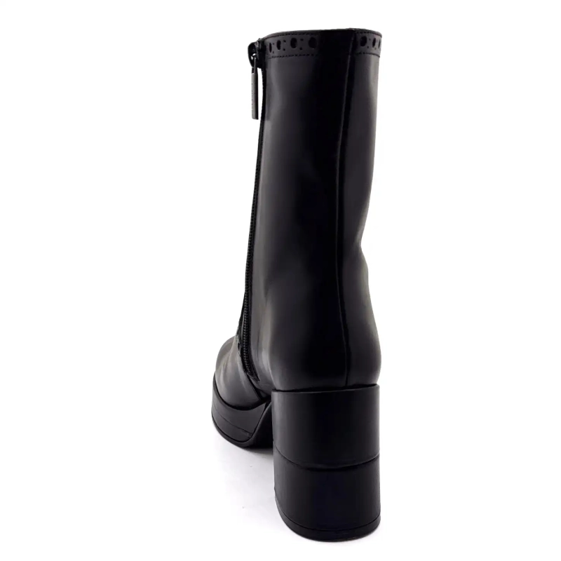 Pons Quintana 11811.029 Czarna skóra Ivoire Chaussures