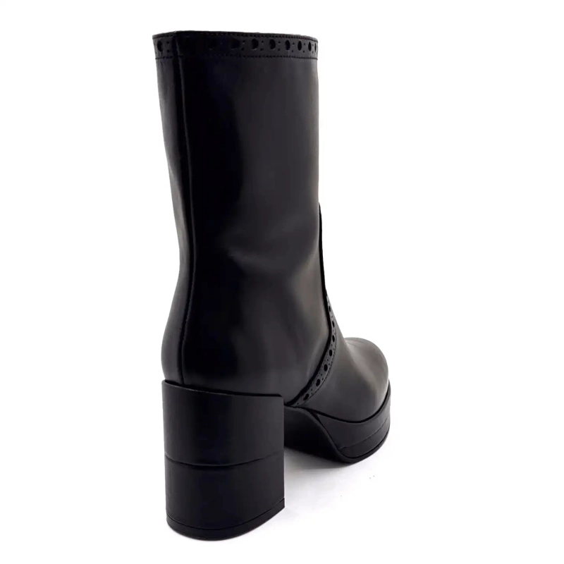 Pons Quintana 11811.029 Μαύρο Δέρμα Ivoire Chaussures