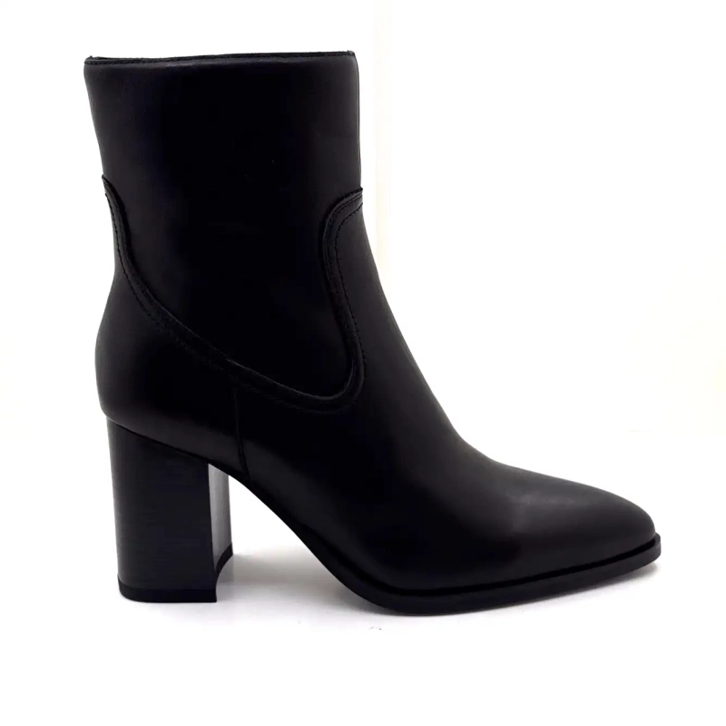 Ivoire Hy2507 Czarna skóra Ivoire Chaussures