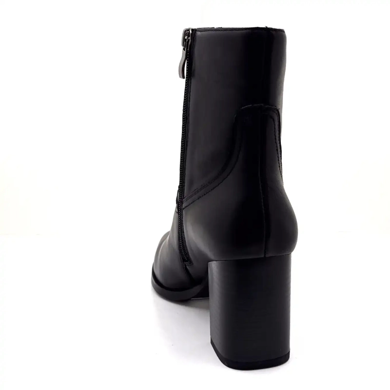 Ivoire Hy2507 Svart skinn Ivoire Chaussures