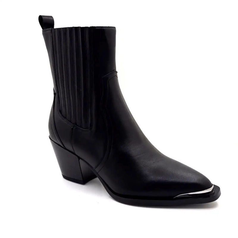 Ivoire GZX2526 Zwart Leer Ivoire Chaussures